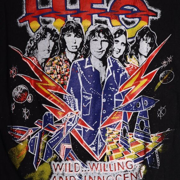 AUTHENTIC Vintage UFO 1970's Single Stitch Double Sided Rock Band Tour shirt - Picture 4 of 10